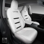 Custom Fit All-Inclusive Seat Cover for New Tesla Model Y Juniper 2025+ (3-Lined Insignia With Launch Series Embroidery Logo)