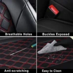 Custom Fit Toyota Rav4 Leather Seat Cover All Inclusive Seat Cover 08 - Image 4