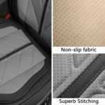 Custom Fit Leather Seat Covers for Dodge Ram 1500 2500 3500 HD Pick-up Truck Crew Quad Mega Cab-Front & Rear Seat Protector 02 Tree Style - Image 4