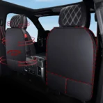 All Inclusive Custom Fit Leather Seat Cover 01 for Ford F-150 F-250 F-350 F-450 - Image 2