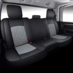 Custom Fit Seat Covers for Dodge Ram 1500 2500 3500 HD Pick-up Truck Crew Quad Mega Cab-Front & Rear Seat Protector 04 Sports Diamond Grid – Image 3