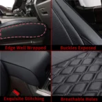 All Inclusive Custom Fit Leather Seat Cover 03 for Ford F-150 F-250 F-350 F-450 - Image 5