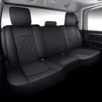 Custom Fit Seat Covers for Dodge Ram 1500 2500 3500 HD Pick-up Truck Crew Quad Mega Cab-Front & Rear Seat Protector 04 Sports Diamond Grid – Image 11