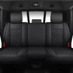 Custom Fit Leather Seat Covers for Dodge Ram 1500 2500 3500 HD Pick-up Truck Crew Quad Mega Cab-Front & Rear Seat Protector 03 Splicing Grid - Billede 17