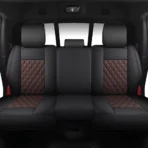 Custom Fit Leather Seat Covers for Dodge Ram 1500 2500 3500 HD Pick-up Truck Crew Quad Mega Cab-Front & Rear Seat Protector 03 Splicing Grid - Billede 16