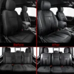 All Inclusive Custom Fit Leather Seat Cover 14 for Ford F-150 F-250 F-350 F-450 – Image 4