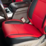 Custom Fit Leather Seat Covers for Chevy Chevrolet Silverado 1500 2500 3500HD Pick-up Truck-Front & Rear Seat Protector 01 - immagine 10