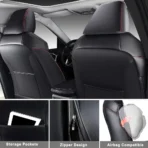 Custom Fit Toyota Rav4 Leather Seat Cover All Inclusive Seat Cover 15 - Image 2