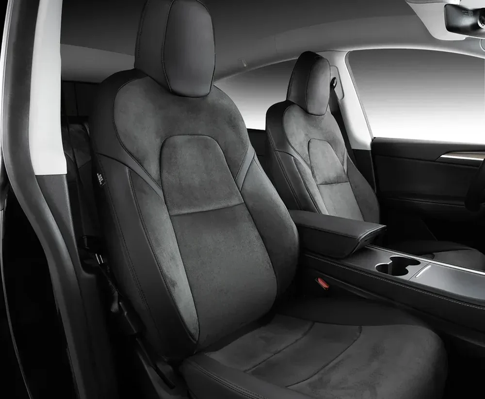 Fall in Love with Your Tesla Again: Alcantara Custom Fit Seat Covers
