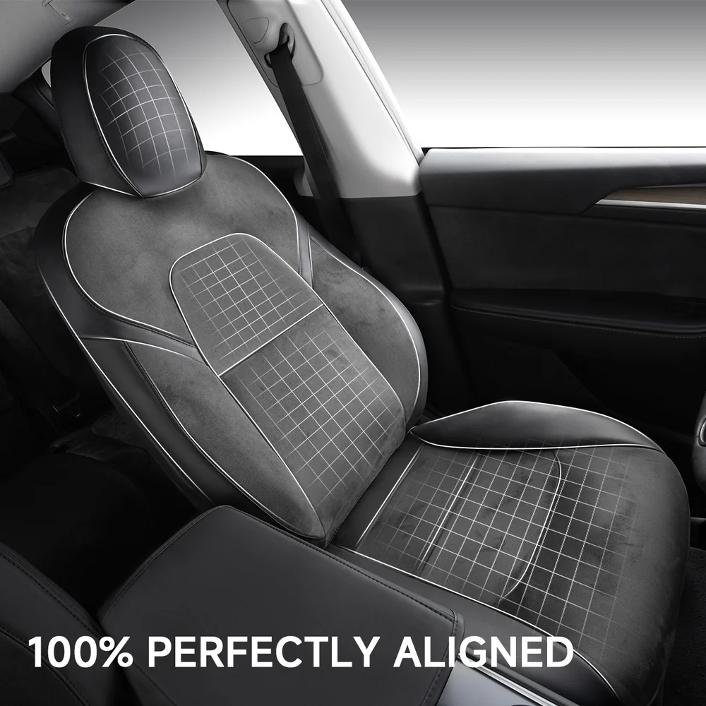 Custom-fit Alcantara seat covers