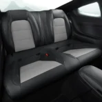 Custom Fit Leather Seat Covers for Ford Mustang Coupe Hardtop-Front & Rear Seat Protector – Image 2