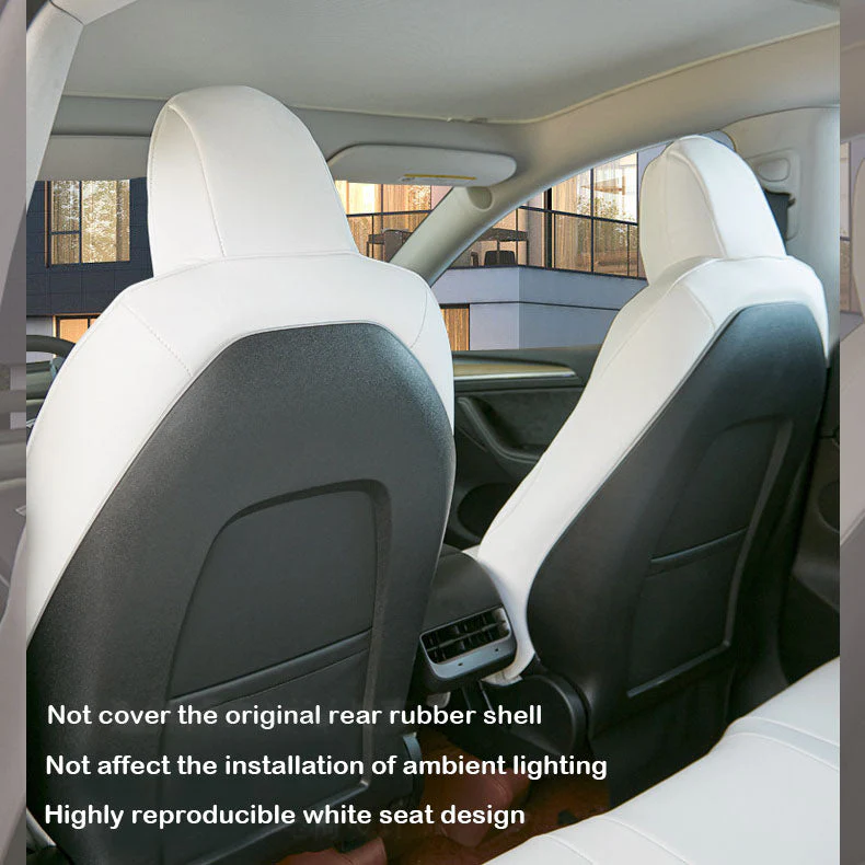 01 Custom Fit All-Inclusive Seat Cover for Tesla Model 3/Y - Image 2