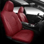Custom Fit Premium Leather Car Seat Covers for Toyota Camry-Front & Rear Seat Protector Diamond Stitching 02
