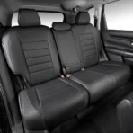 Custom Fit Premium Leather Car Seat Covers for Honda CR-V CRV-Front & Rear Seat Protector Horizontal Stripes 01 - Image 2