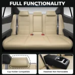 Custom Fit Premium Leather Car Seat Covers for Toyota Camry-Front & Rear Seat Protector 01 - Image 3