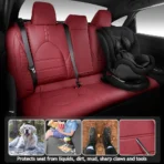 Custom Fit Premium Leather Car Seat Covers for Toyota Camry-Front & Rear Seat Protector Diamond Stitching 02 - Image 4