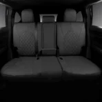Custom Fit Premium Leather Car Seat Covers for Toyota Highlander Grand Highlander 2nd Row Captain Chairs 2nd Row 40/60 Split-Front & Rear Seat Protector Diamond Pattern 02 - Bild 4