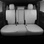 Custom Fit Premium Leather Car Seat Covers for Toyota Highlander Grand Highlander 2nd Row Captain Chairs 2nd Row 40/60 Split-Front & Rear Seat Protector Diamond Pattern 02 - Bild 12