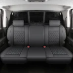 Custom Fit Leather Seat Covers for Chevy Chevrolet Silverado 1500 2500 3500HD Pick-up Truck-Front & Rear Seat Protector Diamond Stitching 04 - Afbeelding 13