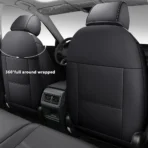 Custom Fit Premium Leather Car Seat Covers for Honda CR-V CRV-Front & Rear Seat Protector Horizontal Stripes 01 - Image 18