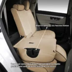 Custom Fit Premium Leather Car Seat Covers for Honda CR-V CRV-Front & Rear Seat Protector Horizontal Stripes 01 - Image 17