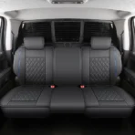 Custom Fit Leather Seat Covers for Chevy Chevrolet Silverado 1500 2500 3500HD Pick-up Truck-Front & Rear Seat Protector Diamond Stitching 04 - Afbeelding 14