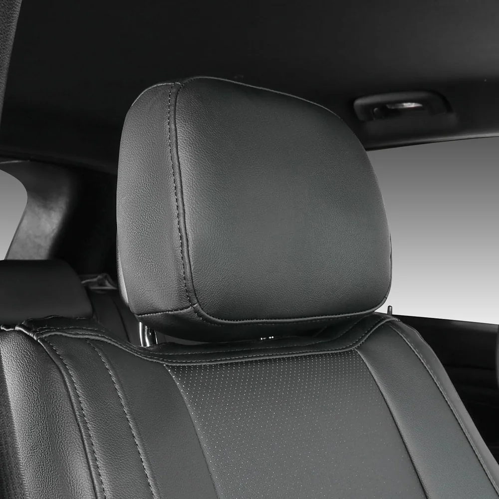 5 Custom Fit Premium Leather Car Seat Covers for Jeep Grand Cherokee-Front & Rear Seat Protector 02 - Image 3