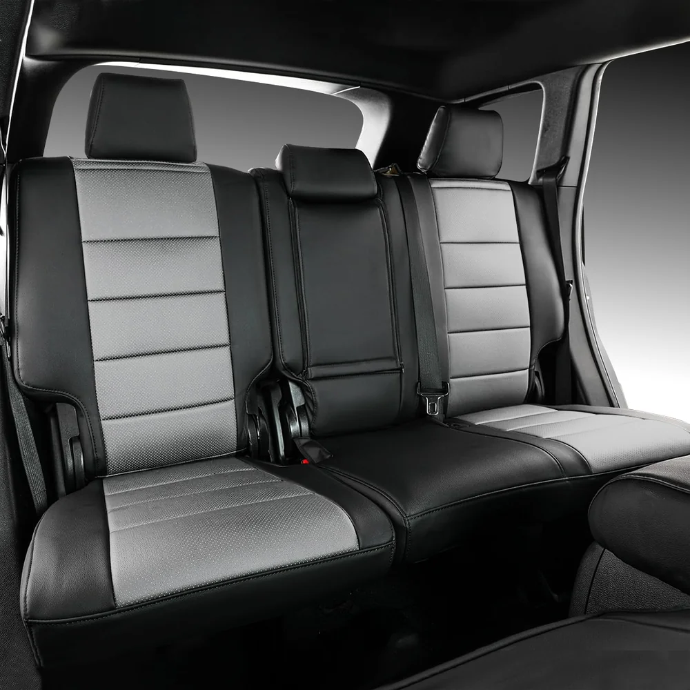9 Custom Fit Premium Leather Car Seat Covers for Jeep Grand Cherokee-Front & Rear Seat Protector 02 - Image 10