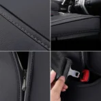 Custom Fit Premium Leather Car Seat Covers for Toyota Tundra-Front & Rear Seat Protector 01 - Image 4