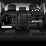 Custom Fit Seat Covers for Ford Ranger Pick-up Truck-Front & Rear Seat Protector Horizontal Stripes 01 - immagine 2