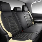 Custom Fit Premium Leather Car Seat Covers for Toyota Tundra-Front & Rear Seat Protector Diamond Pattern 03 - Image 11