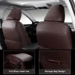 Custom Fit Premium Leather Car Seat Covers for Buick Envision-Front & Rear Seat Protector 01 - Afbeelding 4