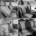 Custom Fit Premium Leather Car Seat Covers for Subaru Forester-Front & Rear Seat Protector 02 - Kuva 4