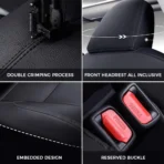 Custom Fit Premium Leather Car Seat Covers for Hyundai Elantra-Front & Rear Seat Protector 01 - Bild 4