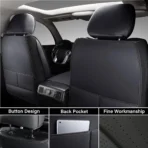 Custom Fit Premium Leather Car Seat Covers for Toyota Tundra-Front & Rear Seat Protector 01 - Image 3