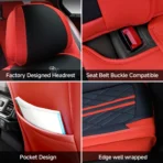 Custom Fit Seat Covers for Chevrolet Chevy Colorado GMC Canyon Pick-up Truck-Front & Rear Seat Protector 02 - immagine 5