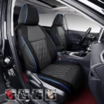 Custom Fit Premium Leather Car Seat Covers for Toyota Corolla-Front & Rear Seat Protector 03 Diamond Grid