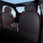 Custom Fit Seat Covers for Dodge Ram 1500 2500 3500 HD Pick-up Truck Crew Quad Mega Cab-Front & Rear Seat Protector Color-blocking Style 15 - Kuva 2