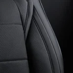 Premium Leather Car Seat Covers for Cars, SUVs & Trucks – Front & Rear Seat Protector, Custom Fit Design – Horizontal Stripes 35 - immagine 4