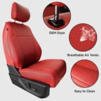 Custom Fit Seat Covers for Dodge Ram 1500 2500 3500 HD Pick-up Truck Crew Quad Mega Cab-Front & Rear Seat Protector 12 - Bild 6