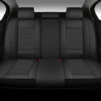 Premium Leather Car Seat Covers for Cars, SUVs & Trucks – Front & Rear Seat Protector, Custom Fit Design – Diamond Horizontal Stripes 37 - Billede 3