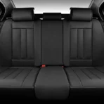 Premium Leather Car Seat Covers for Cars, SUVs & Trucks – Front & Rear Seat Protector, Custom Fit Design – Vertical Lines 32 - Image 3