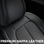 Premium Leather Car Seat Covers for Cars, SUVs & Trucks – Front & Rear Seat Protector, Custom Fit Design – With Lumbar Support 34 - Image 4