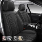 Premium Leather Car Seat Covers for Cars, SUVs & Trucks – Front & Rear Seat Protector, Custom Fit Design – Luxury Style 38