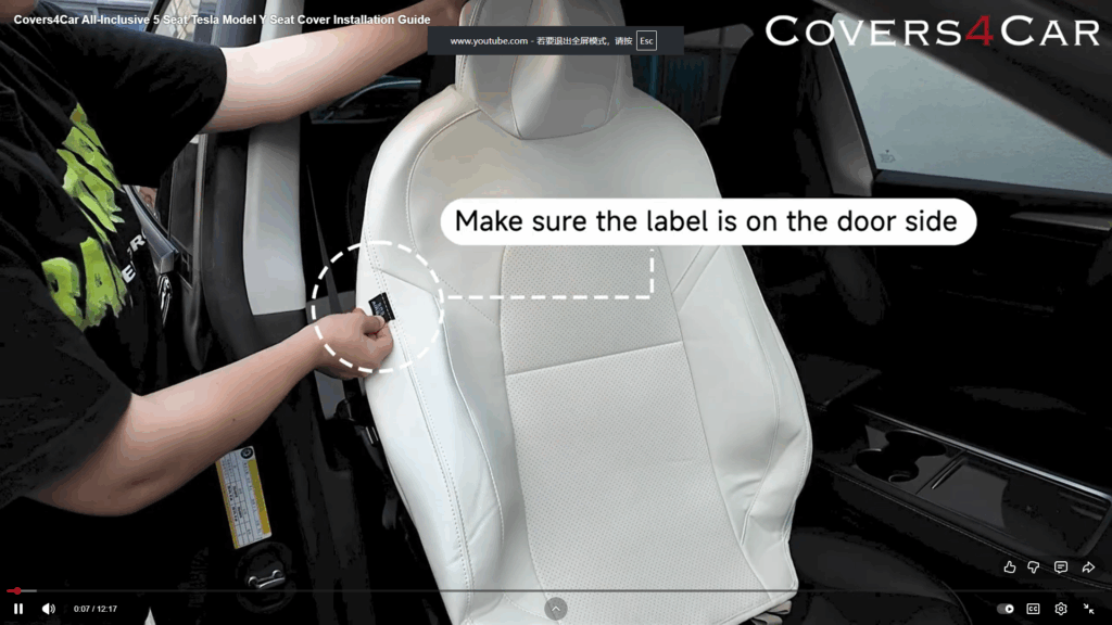 Tesla Model Y Seat Covers