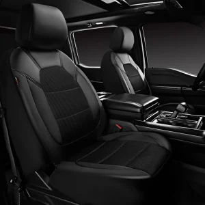 Housse de siège en matériaux mixtes Mixed Material Seat Cover